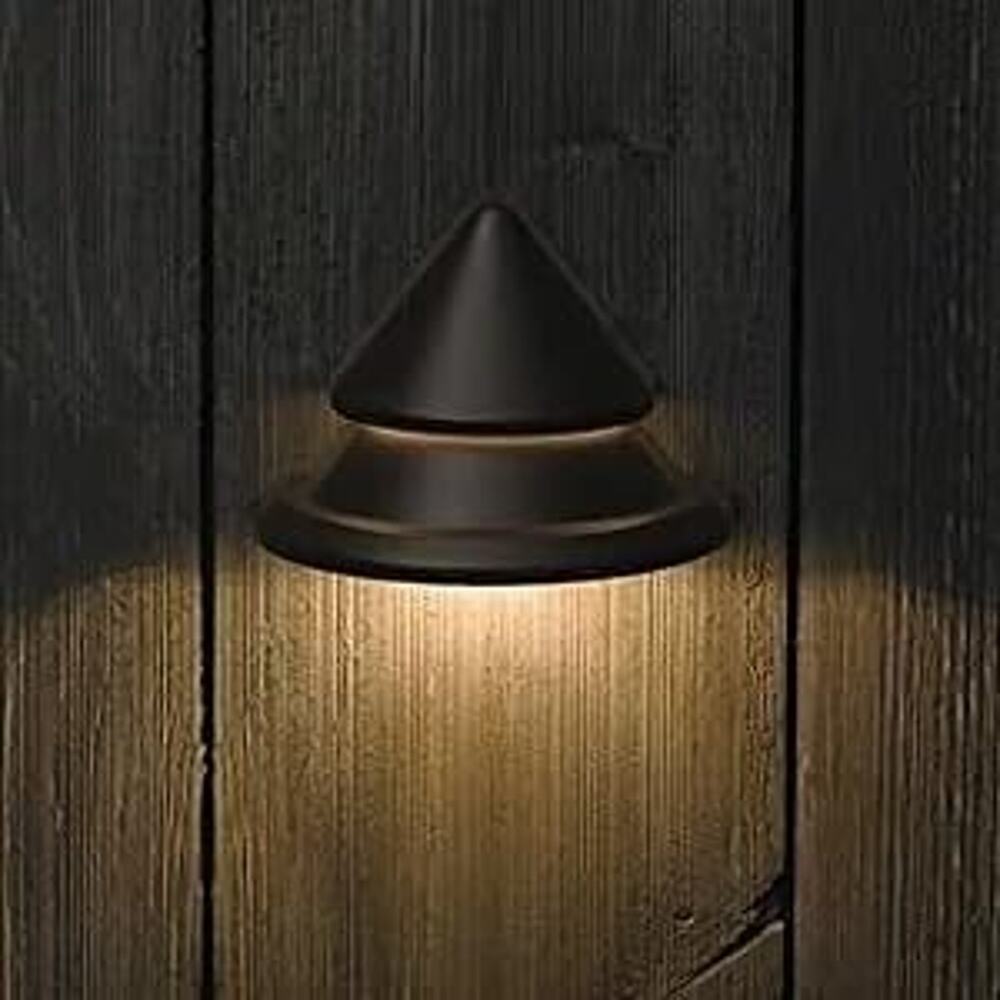 LED Step Light Set of 8 Kichler 2-Watt Olde Bronze Low Voltage Hardwired - Picture 2 of 4